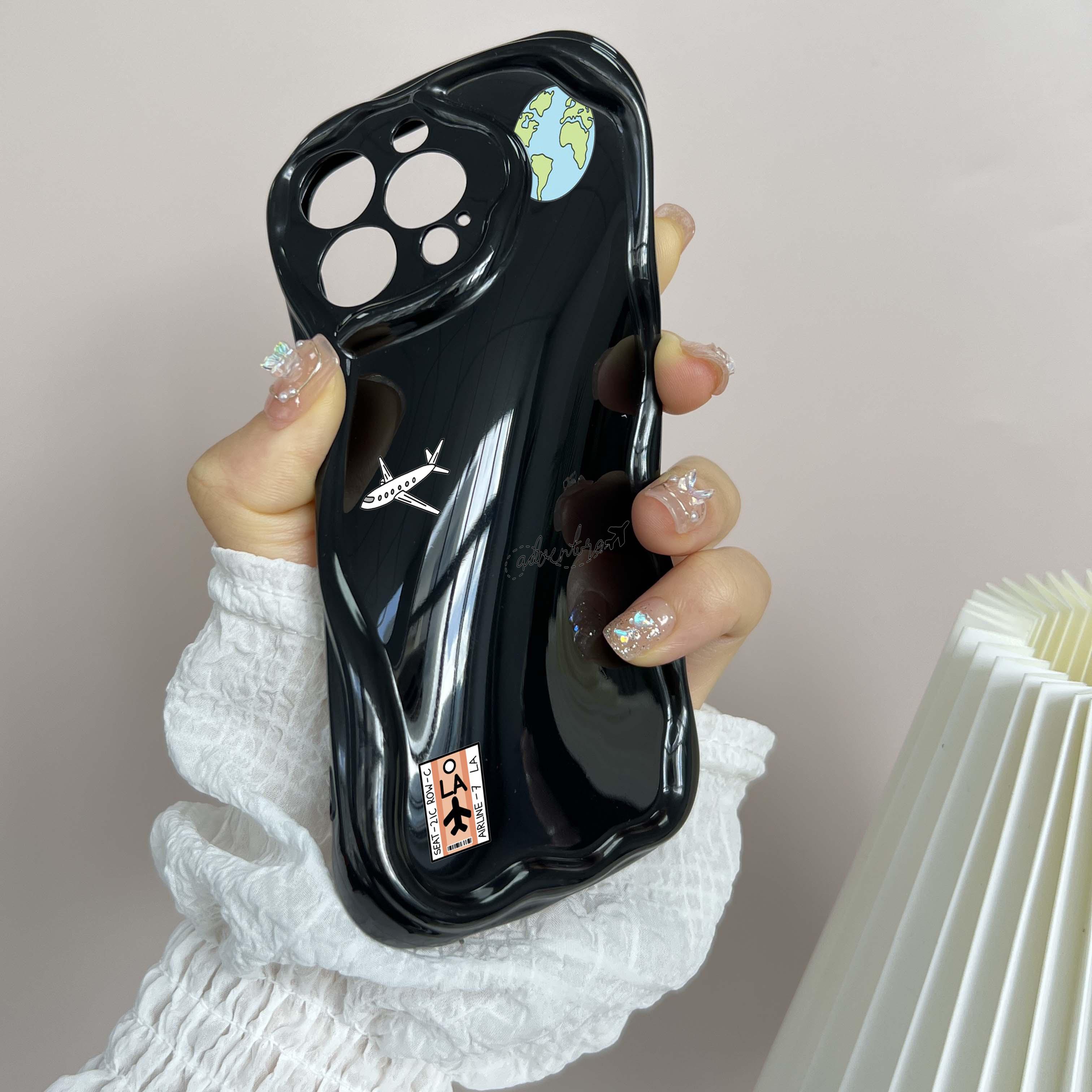 N68 траектория полета самолета арт Мягкие волнистые чехлы для телефонов для Samsung A54 — фото 4