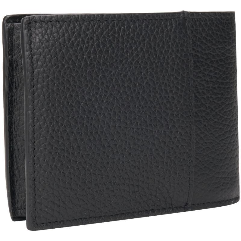 Calvin Klein Business Multi-Card Folded Leather Wallet Men Wallet Space-Black 4D1241G-UB1