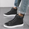 Men's High-top Sneakers Fashion Casual Shoe Retro Platform Boots Lace Up Vulcanize Shoes for Men Skateboard Shoes Zapatos Hombre