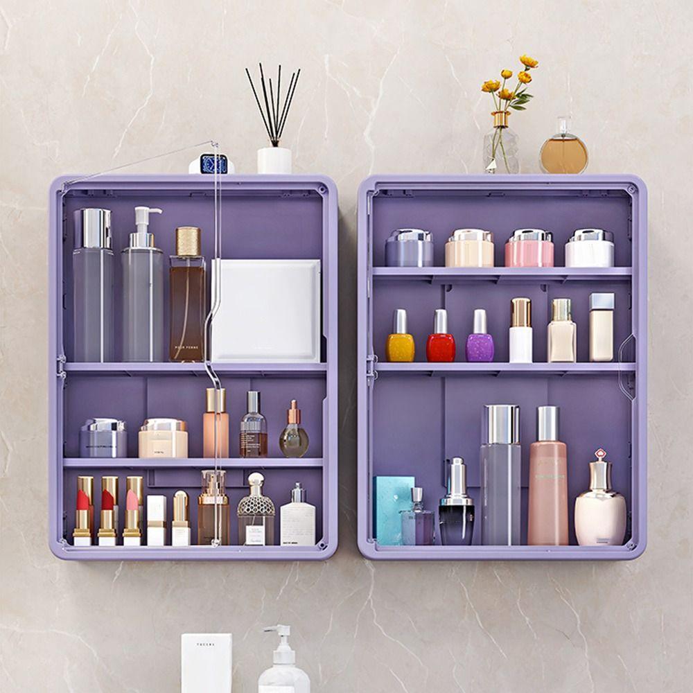 Large Capacity Cosmetic Display Cases Waterproof Beauty Storage Box New Makeup Organizer  Bathroom