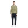 Acne Studios Embroidered-logo Jumper B60296-Olive Green