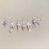 Pearl Ice Cream Necklace Niche Dly Pendant Necklace Collarbone Chain Electroplated 18K Gold Color Retention