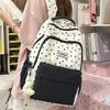 Schoolbag Japan and Korea Small Fresh and Cute College Student Schoolbag Women's High-value Backpack Large Capacity Lightweight Casual Backpack