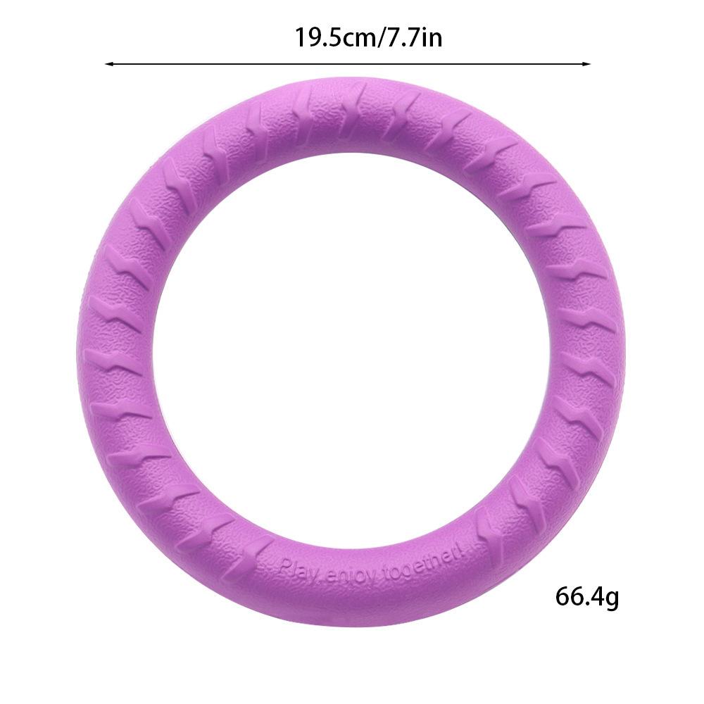 Dog Toys Pet Flying Disk Training Ring Puller Anti-Bite Floating Interactive Supplies Dog Toys Aggressive Chewing