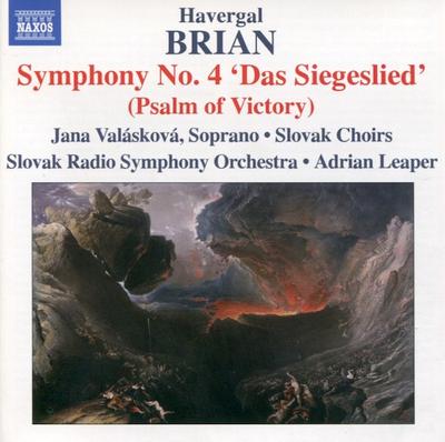 CD HAVERGAL BRIAN • JANA VALASKOVA • S - Symphony No. 4 'Das Siegeslied' (Ps 8570308 Naxos 2007 Japan ObiClassical Used