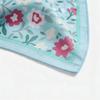 Dopamine Floral Thin Small Square Scarf Silk Scarf Women's Spring Summer Literary Retro Versatile Neck with Headscarf Accessories