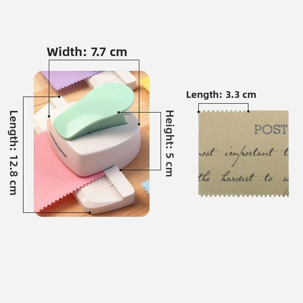 Manual Postage Stamp Punch Embossing Labor-saving Stamp Border Punch DIY Paper Edge Embossing Tool