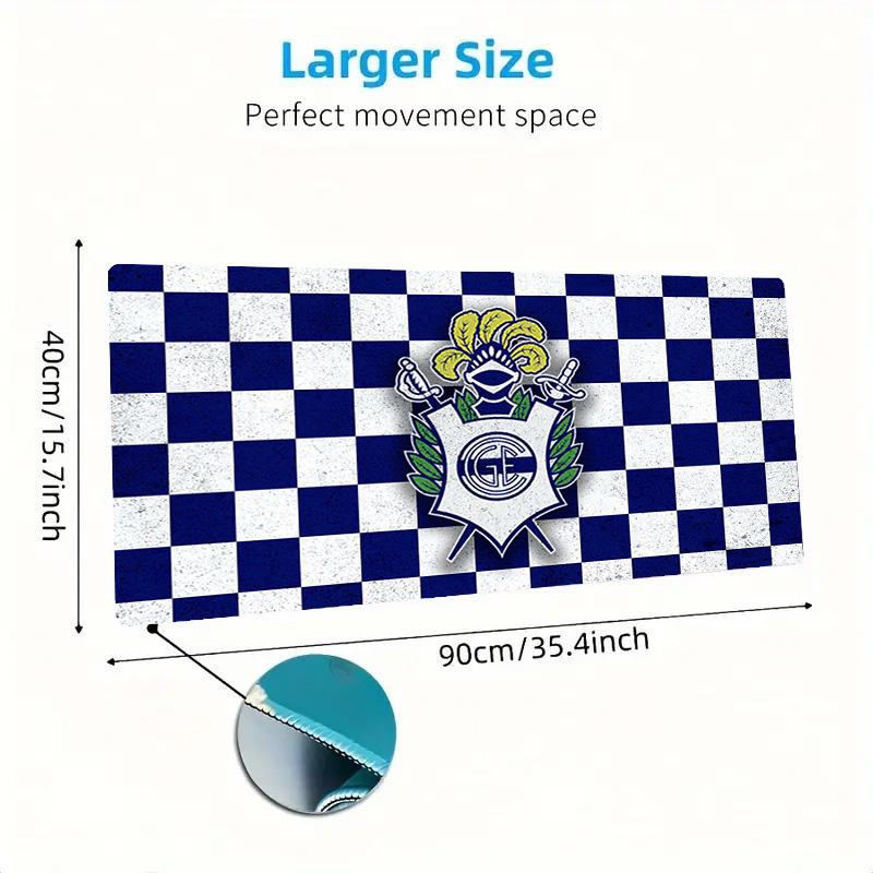 Gimnasia de La Plata Color Mouse Pad Large Gaming Table Cushion Non-slip Laptop Tablet Big Mousepad XXL Mat Mini PC Playmat With Lock edge