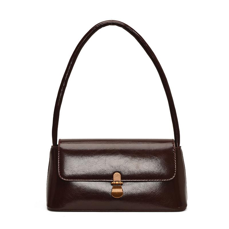 

Ретро портативная маленькая квадратная сумка новая нишевая мода универсальная повседневная сумка через плечо новая женская сумка под мышкой бордовый