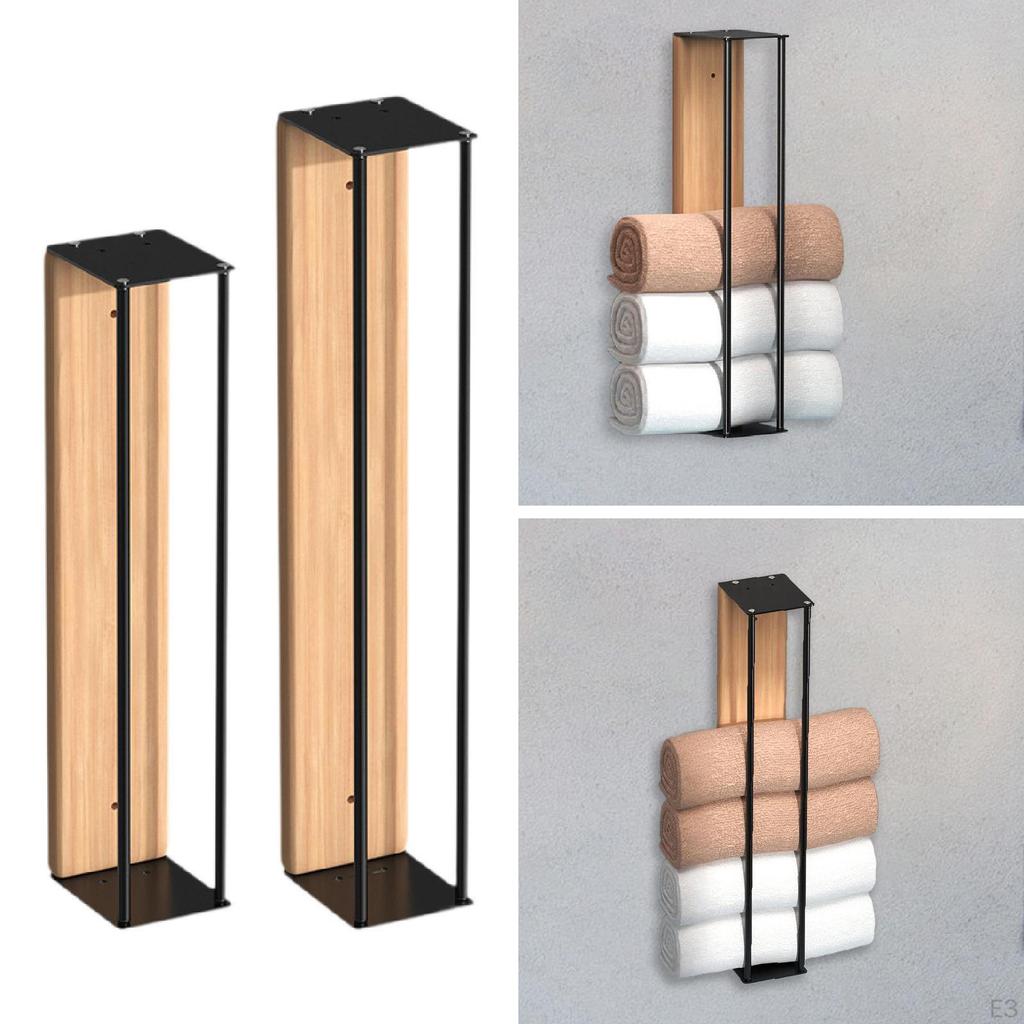 Towel Rack Bath Holder Bathroom Organizer Storage for SPA Washcloths