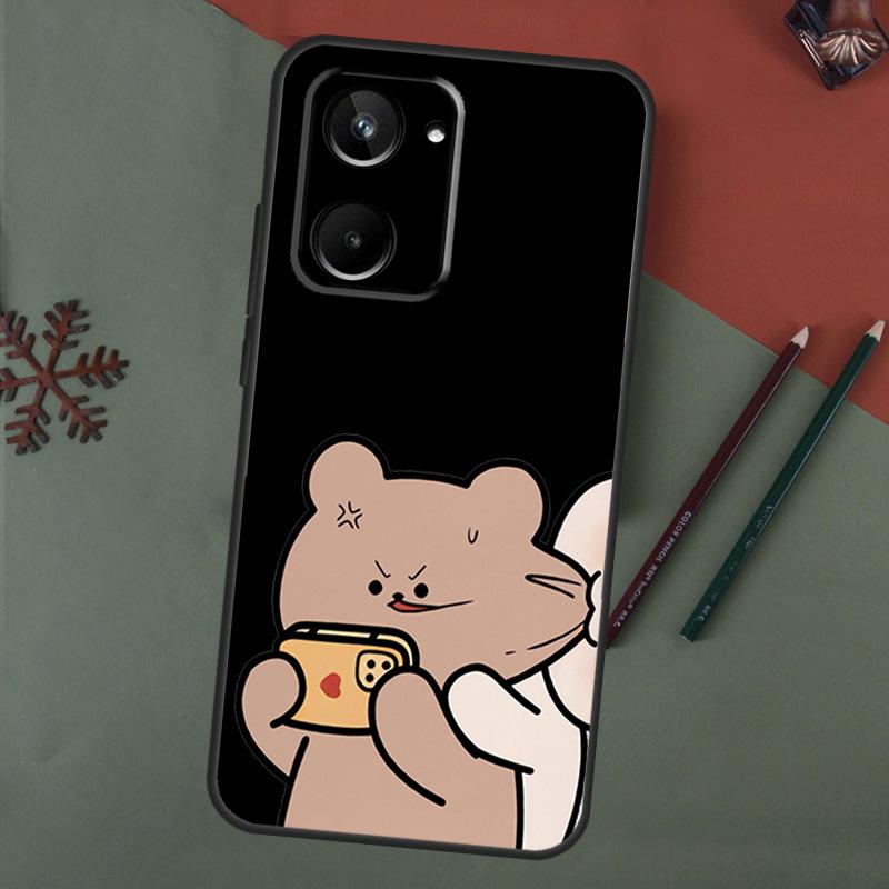 

Funny Animal Dog Cats Tiger Couple Case For Realme C55 C51 C75 C63 C61 C53 C35 C65 C67 C71 11 12 13 14 15 Pro Plus GT6 GT7 Pro Realme C67 4G