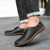 Large Size Genuine Leather Shoes Men Loafers Comfortable Casual Leather Men Shoes Moccasins Man Flats Shoes For Men Driving Shoe