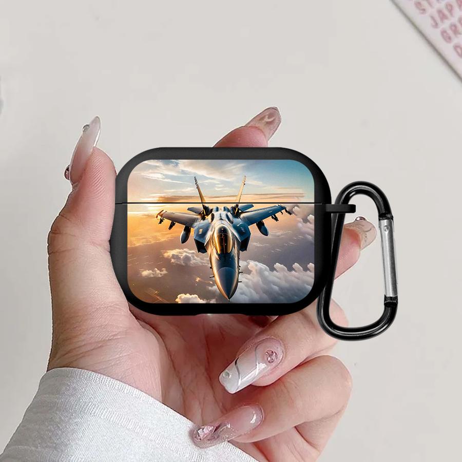 

Чехол для наушников Чехол-крышка Для Airpods 1 3 Pro2 4 Pro3 Pro 2 Истребитель Airpods Pro