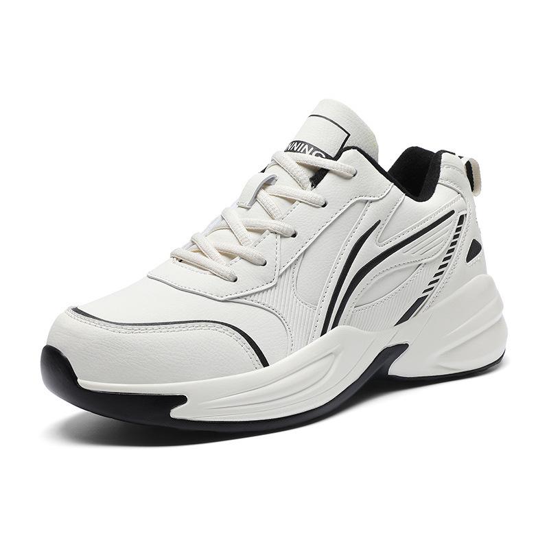 

Teen lightweight autumn and winter men s sports casual shoes large size new outdoor breathable dad shoes leather running shoes 38