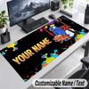 Rainbow Friends Personalized Large Mouse Pad Custom Name Text Extended Desk Mat Gaming Mousepad
