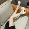 French Thick Heel High Heels Women's 2025 New Autumn and Winter Light Mouth Small Square Head Retro Thick Sole Mary Jane Shoes