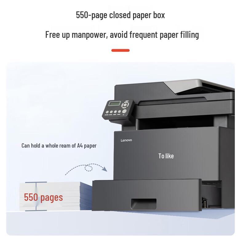 Lenovo Lexmark GM337DN Plus Laser Printer CN Plug (adapter Included)