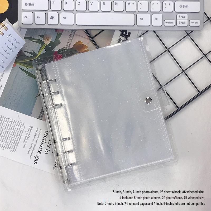 

Альбом-биндер Polaroid Mini с прозрачными страницами и ПВХ-обложкой для фотографий 3-5 дюймов 3-inch