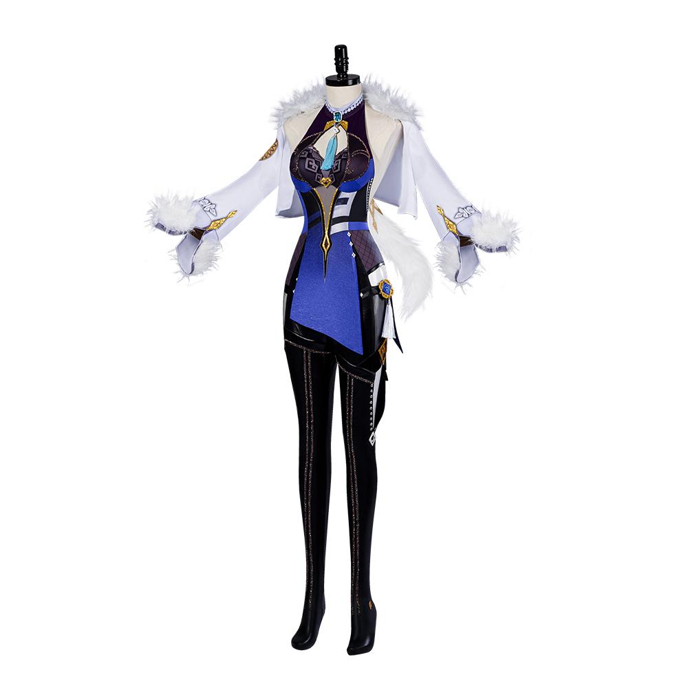 Yelan   Cosplay Costume Sexy Lovely Uniform Halloween Party Outfit Women Shoes