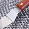 Stainless Steel Wooden Handle Cake Decorating Cake Tool Bakeware for Mixing Cake Scraper Butter Cutter Spatulas Icing Spatula