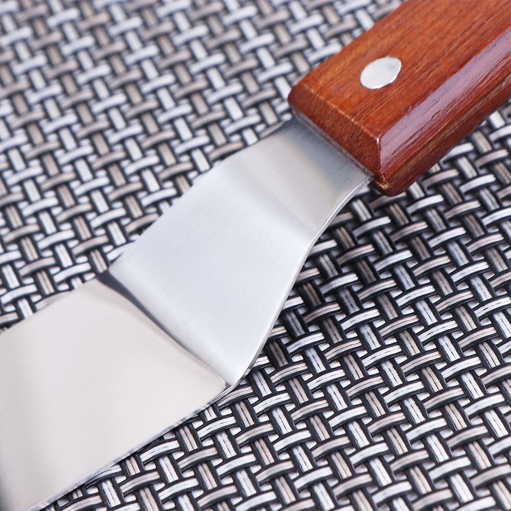 Stainless Steel Wooden Handle Cake Decorating Cake Tool Bakeware for Mixing Cake Scraper Butter Cutter Spatulas Icing Spatula