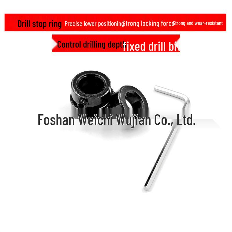 Twist Drill Depth Control Stop Ring for Sheet Material
