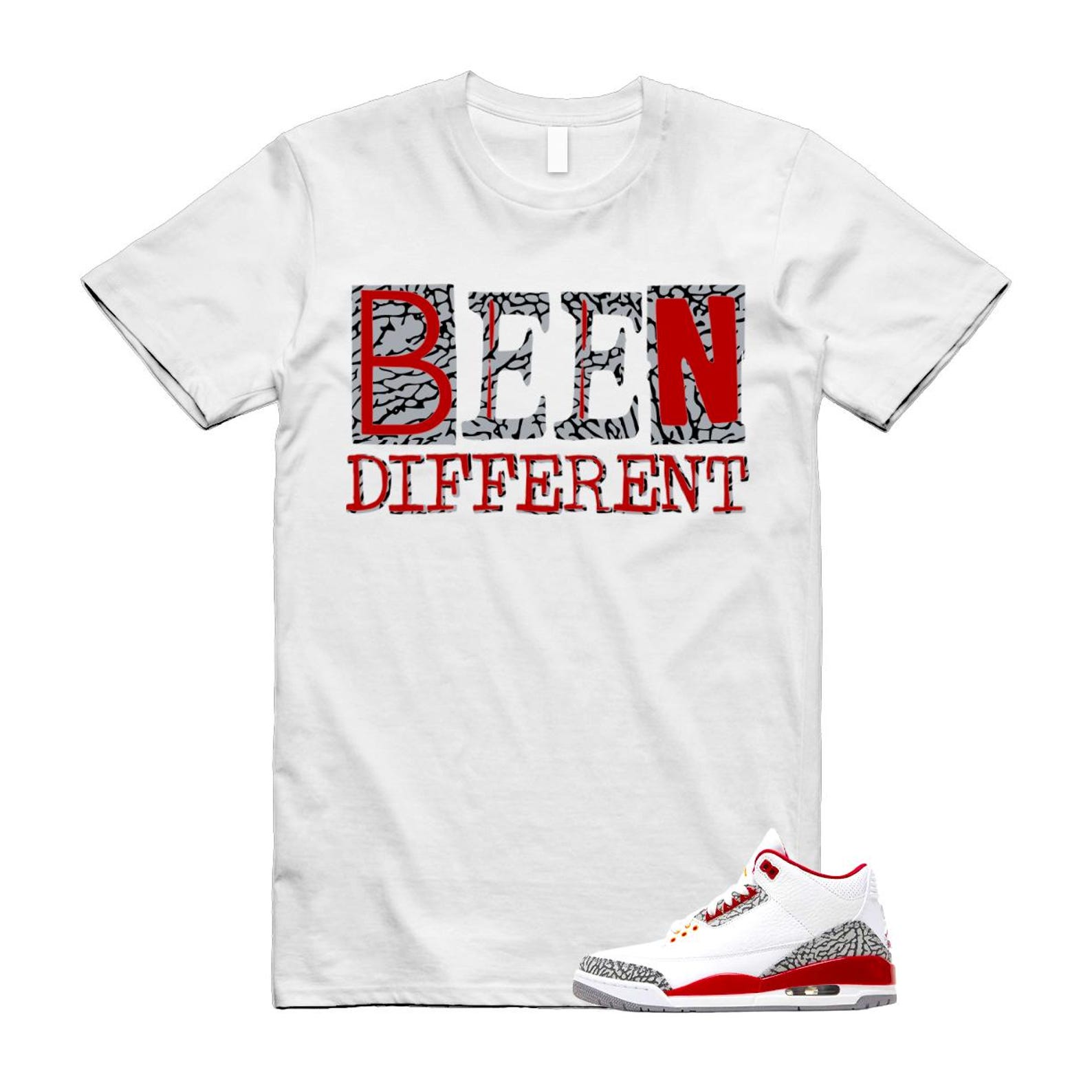 3 Cardinal Red White Cement Grey Light Curry T Shirt Match BEEN 3XL