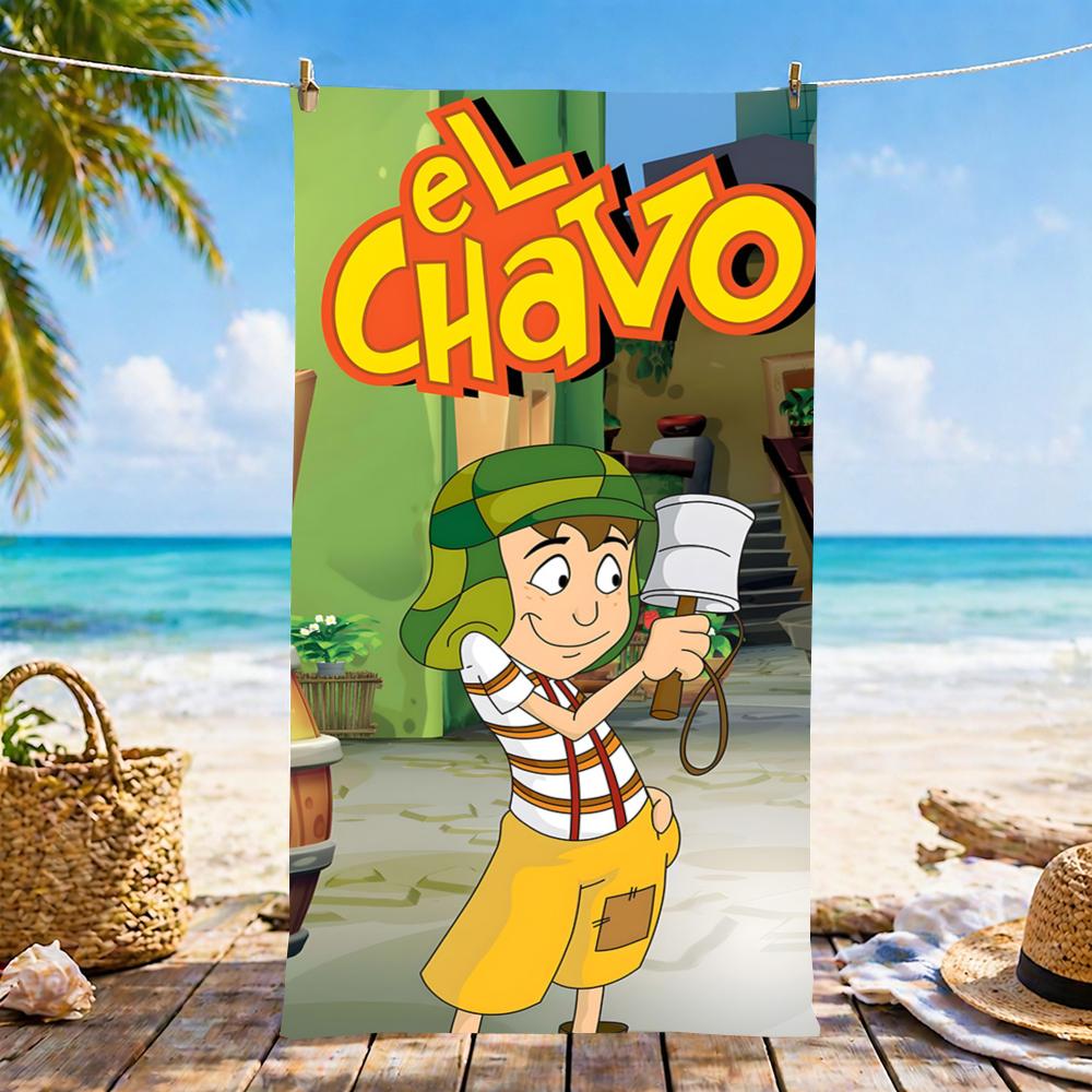 E-El Chavo Del Ocho-S Towel Microfiber Beach Towel, Quick-Dry, Sand-Free, Ultra-Fine Fiber, Super Soft.