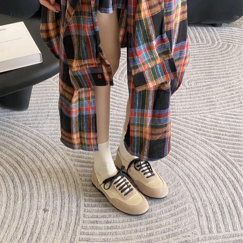 Fashion AIYUQI 2025 New Women's Sneakers Shoes Flat-soled Comfortable Dexter Shoes for Women Large-size Casual Forrest Gump Female Shoes