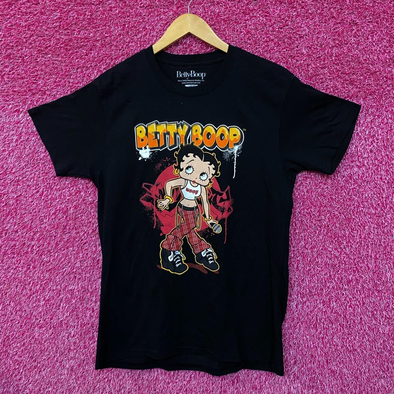 

Betty Boop No Doubt Inspired Betty Graffiti Spell-Out Tee L M