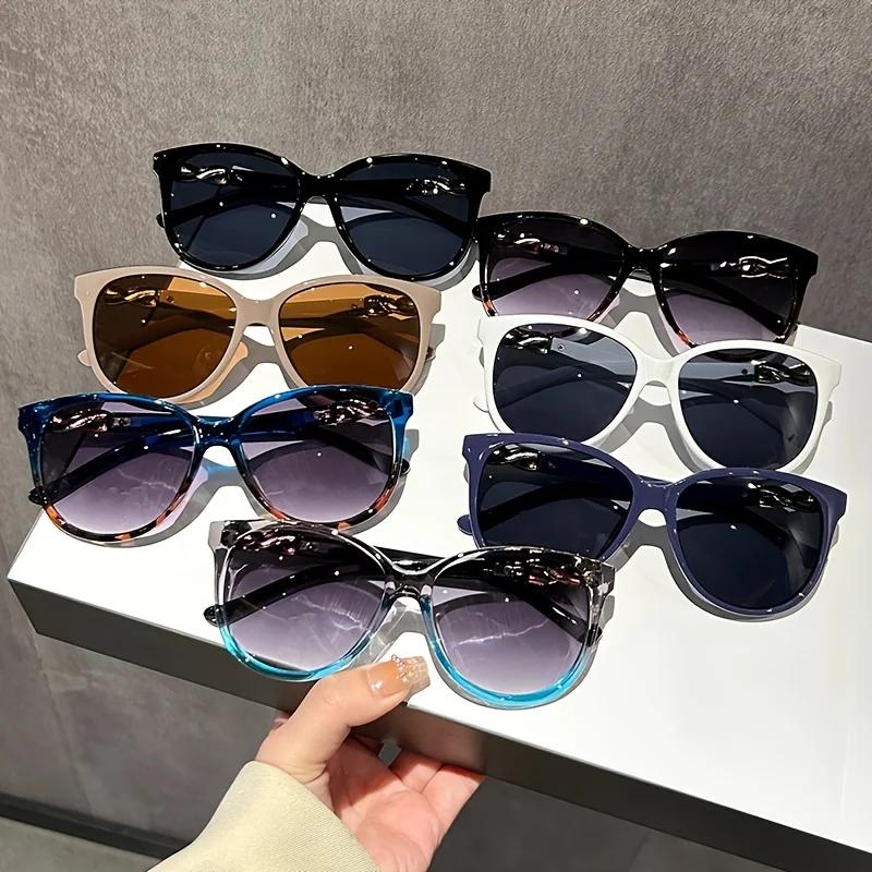 Regalo per la Festa del Papà Uomo Occhiali da Sole Moda Vintage Montatura Larga Protezione UV Occhiali
