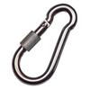 WOLFPACK PROFESSIONAL LINE - Stainless Firefighter Carabiner with Safety 60x6 for Domestic Use