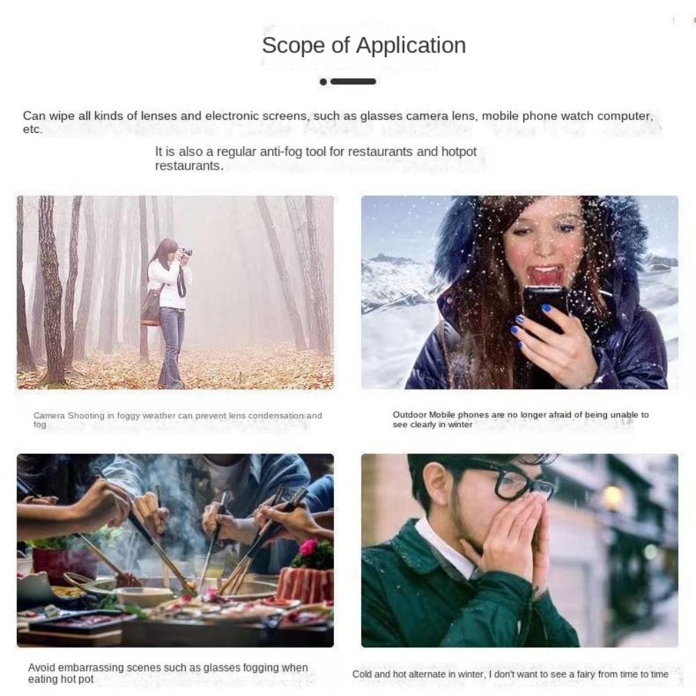 High Quality Glasses Cloth Wipe Disposable Cleaning Cloth Camera Computer Cleaning Glasses Wipes