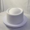 Classic Fedora Hat Fascinator Base Pillbox Hat Top Hat Millinery Hat for Dinner Outdoor Casual Wear