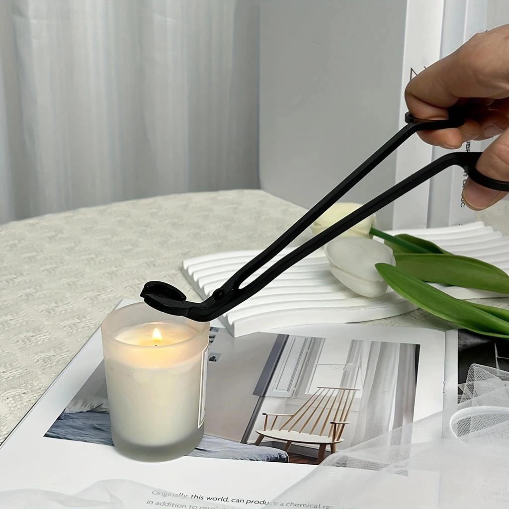 1pc/2pcs/3pcs-Candle Wick Trimmer, Candle Shape Cutter, Stainless Steel Wick Cutting Candle Tool (Matte Black And Rose Gold )