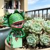 Sharp Teeth Halloween Prop Ornament, Realistic Horror Design Resin Figure, Scary Figure Fish Outdoor Decoration, Durable
