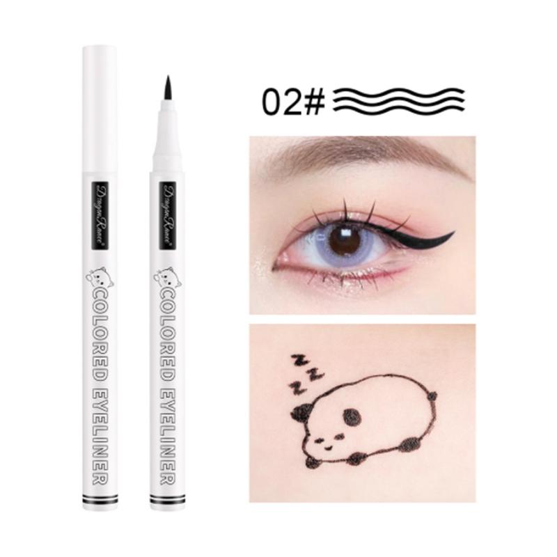 Color Waterproof Eyeliner Waterproof Novice Female Ultra-fine White Eyeliner