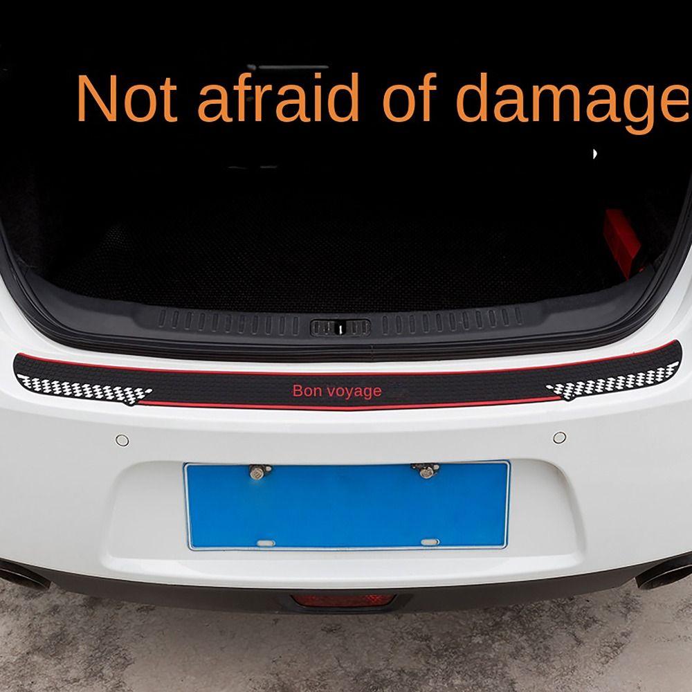 90*7cm Bil Bakre Bagageutrymme Skydd Stötfångare Gummi Anti-repa Bil Dörr Sidokjol Auto Tillbehör Halkfri Matta Skydd Bakre Gummi Stötfångare