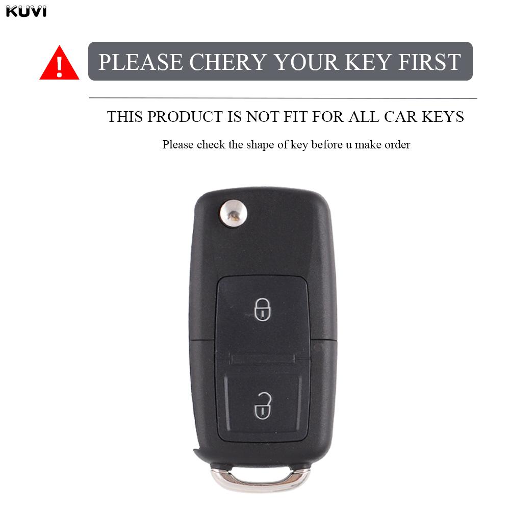 Coque de protection en TPU à 2 boutons pour clé de voiture Pour VW Volkswagen Amarok Polo Golf 4 5 6 MK4 Bora Jetta Altea Alhambra Passat B5 B6 B7