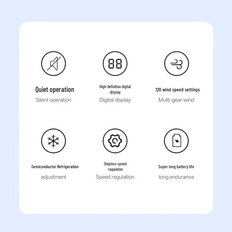 Benbenma Ruční polovodičový chladicí ventilátor