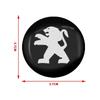 4pcs 56+60mm Car Wheel Center Hub Caps Sticker Auto Emblem Badge For PEUGEOT 106 206 306 406 107 207 307 407 301 308 2008 3008