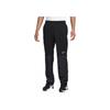 Color Block Logo Straight Leg Knit Sports Pants Men Bottoms Black DZ5387-010