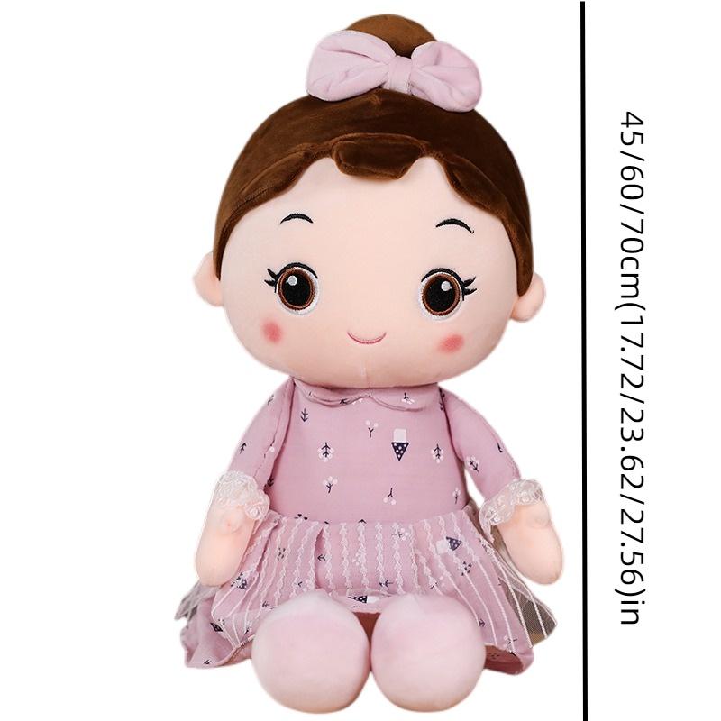 Plush Girl Doll With Cotton Filling For Kids Play And Collection