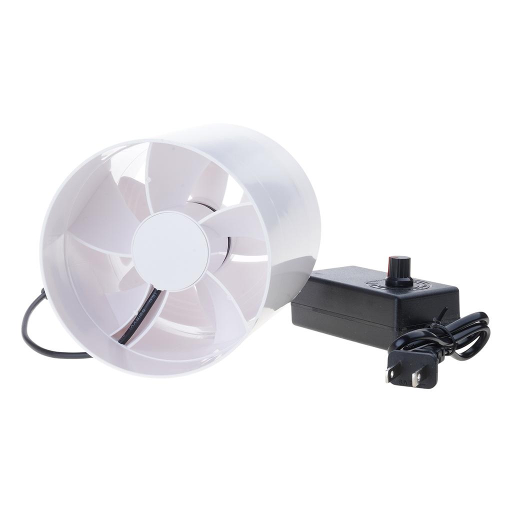 4'' Duct Fan 220V 110V Air Extractor Silent Inline Ventilator for Home Bathroom Kitchen Exhaust Ventilation