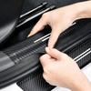 4PCS Car Door Plate Sill Scuff Cover Anti-Scratch Sticker Protector Strip Trim