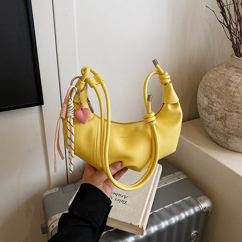 Modna damska wysokiej klasy wszechstronna torba pod pachę typu Croissant 2025