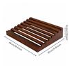 Bakery Display Tray Rustic Wooden Elegant for Cafes, Dessert Shops