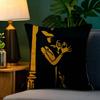 Cartoon Comic Arsene L-Lupin The Third 4 Pillow Case Natural Linen Pillow Case Double-Sided Decor Sofa Pillowcase Home Decor