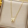 Titanium Steel Non-fading Necklace - European & American Style, Light Luxury, Versatile Korean Fashion, Perfect for Women and Girlfriend Gifts.