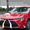 For Toyota Corolla L LE XLE 2020 2021 22 LED Bumper Fog Lights DRL Daytime Lamps